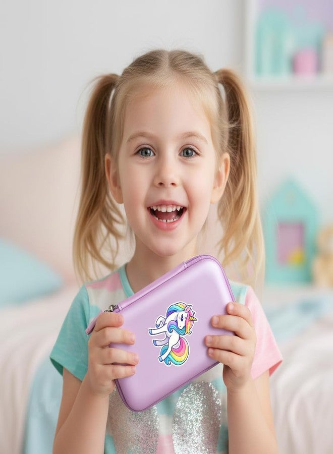 worfty Kids Smart Phone Case for Luoba for WEOLULI for Luyiilo Toddler Girl Cell Mobile Phones, Purple Unicorn Kids Smart Phone Case(Box Only) - Image 4